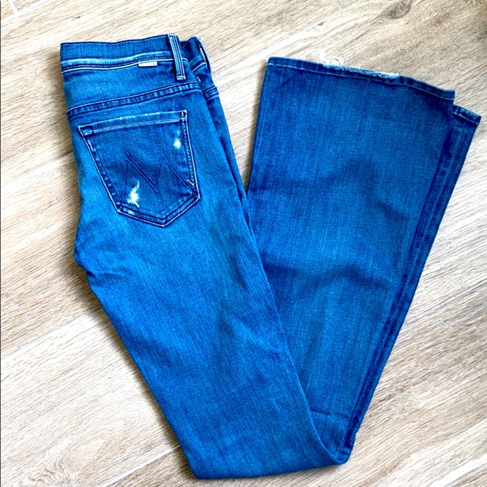 MOTHER Indigo Flare & Wide Leg Jeans
